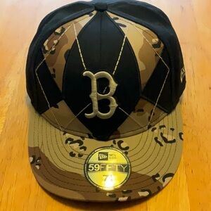 New Era 59/50 2012 Brooklyn Dodger Camouflage Baseball Cap